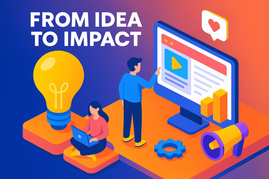 From Idea to Impact: Infographic : How Cosmilane Helps Creators Build Digital Empires
