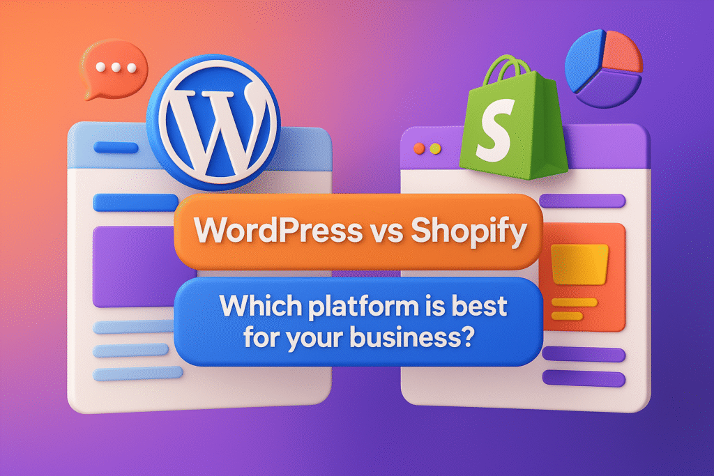 Infographic : Wordpress vs Shopify